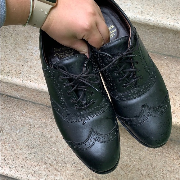 Allen Edmonds Black Leather Oxford Shoes - Picture 5 of 6